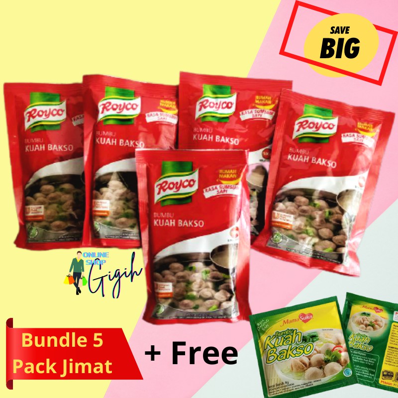 Bumbu Kuah Bakso Royco Original Indonesia 100gm Pack Shopee Malaysia