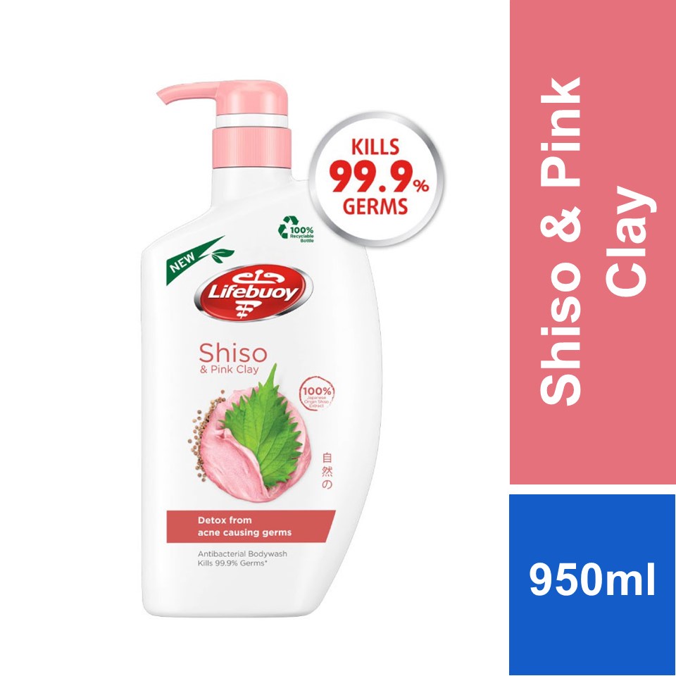 Lifebuoy Body Wash Pink Clay 950ml Shopee Malaysia