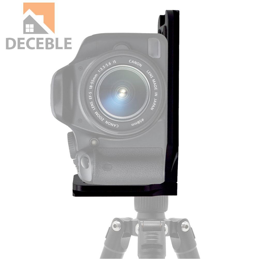 Quality Versatile Deceble Quick Release DSLR Camera L Plate Tripod Head Mount Vertical Shot Bracket - Image 4