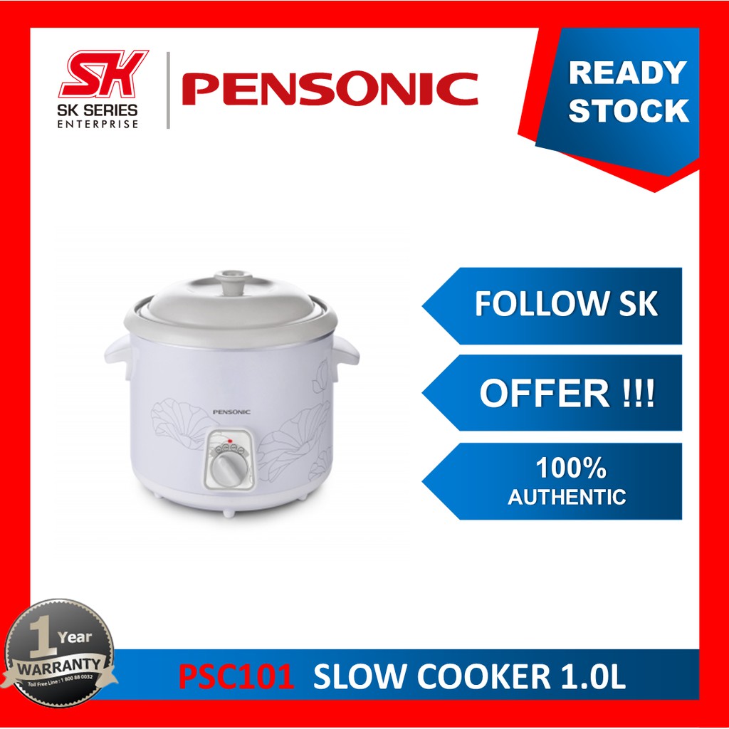 Pensonic 1L Slow Cooker PEN-PSC101 Periuk Perlahan