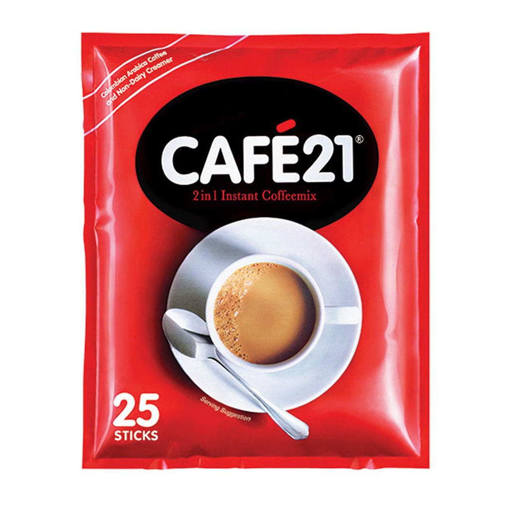 Cafe 21 Instant Coffeemix (2 in 1) 25stik x 12g Shopee Malaysia
