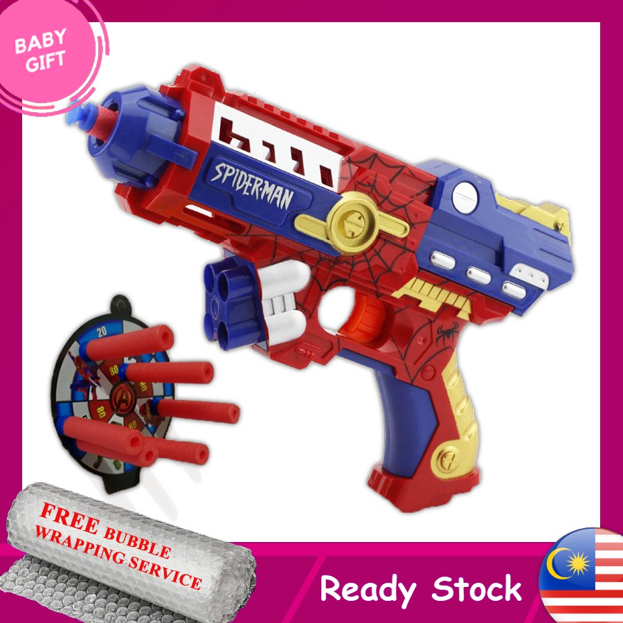 spiderman gun toy