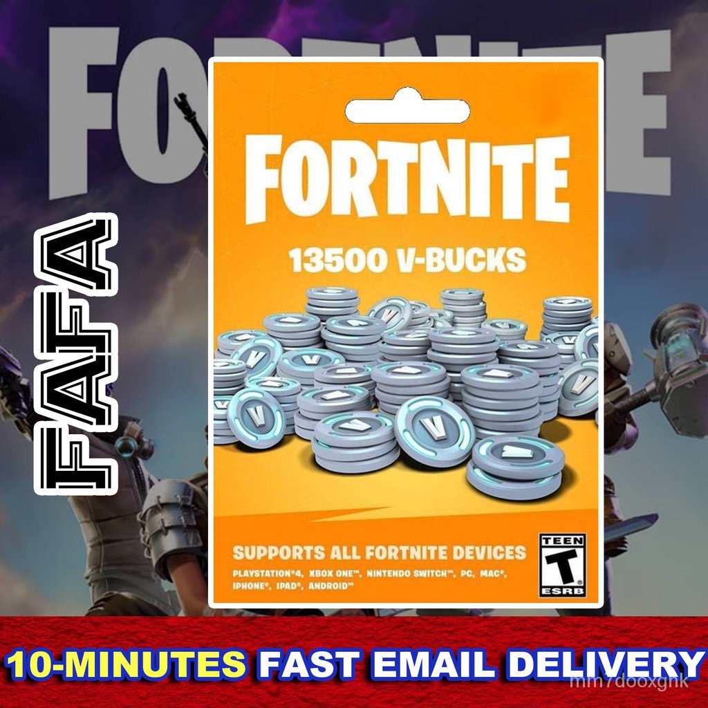 5 Minutes Fast Delivery Fortnite Vbucks V Bucks Gift Card Code Pin Shopee Malaysia