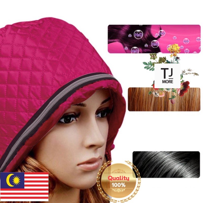 Hair Steamer Heating Electric Hair Spa Mask Cap Hair Care Stim Rambut |  Shopee Malaysia