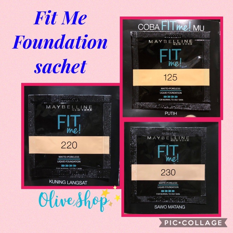 foundation maybelline fit me sachet