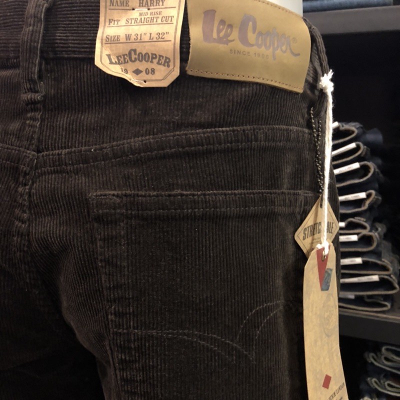 Lee Cooper Raw Harry Slim Fit Jeans Mens Gents Pants Trousers Bottoms Denim 