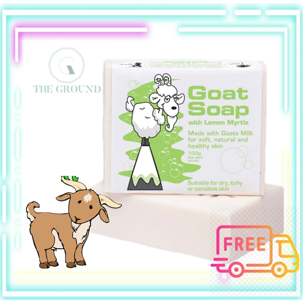 [READY STOCK] The Goat Skincare Organic Soap 羊奶皂 柠檬味 Lemon Flavour 100g (Made in Australia)