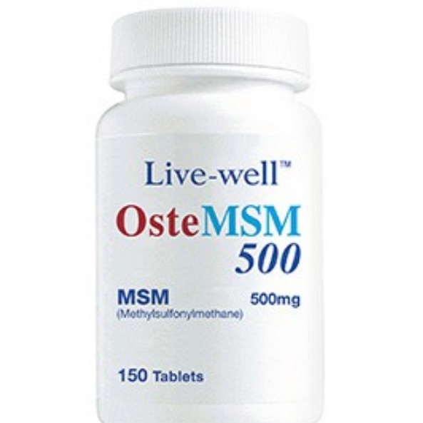 Live Well Ostemsm 500 Tablet 150 S Methylcufonylmethane Msm Exp 5 2021 Shopee Malaysia