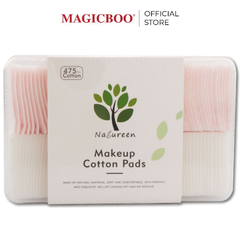 Magicboo Natureen H6726 New Dual Function Cotton Pad (475 Pcs) Shopee