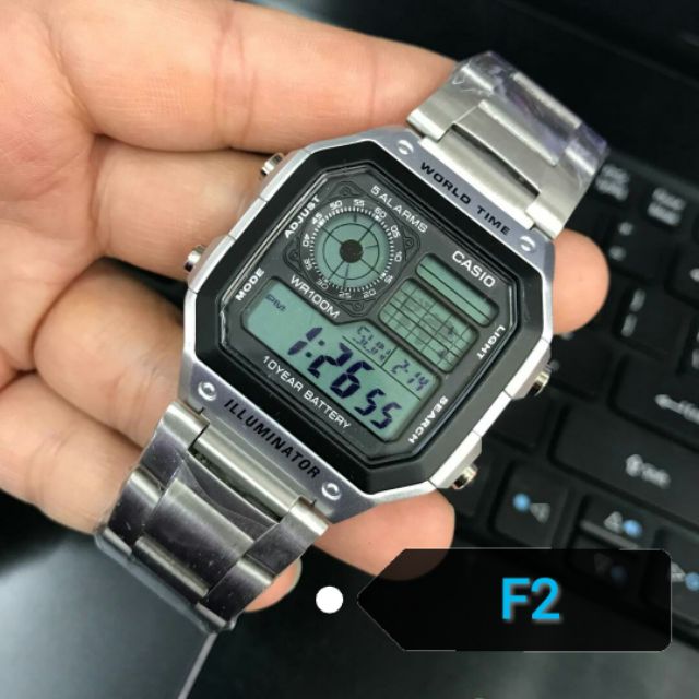 jam casio illuminator world time