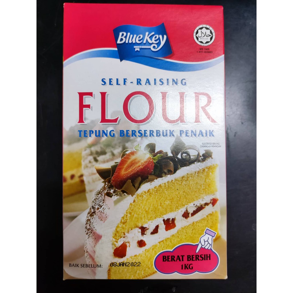 Buy Ready Stock Blue Key Self Raising Flour Tepung Berserbuk Penaik 1kg Seetracker Malaysia