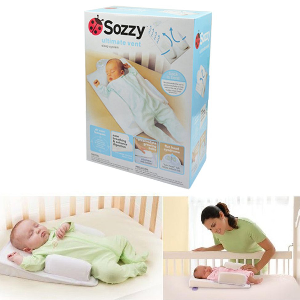 Infant Baby Sleep Positioner Sleep System Crib Prevent Flat Head