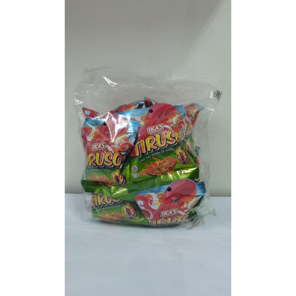 IKA'S TIRUSO SQUID FLAVOURED FISH SNACK ( SWEET & SPICY, ORIGINAL TASTE ...