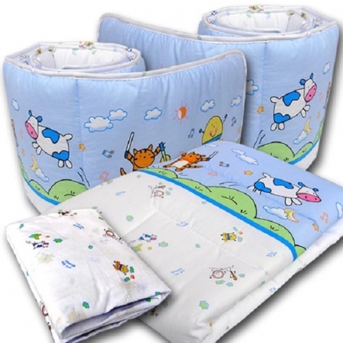 Bumble Bee 4pcs Crib Set Bedding Set Nursery Rhymes Shopee