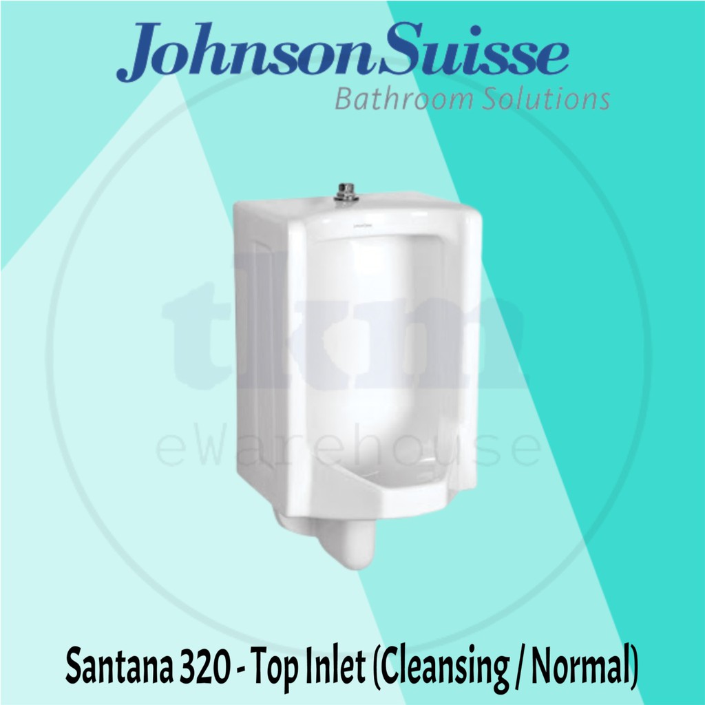 JOHNSON SUISSE SANTANA 320 TOP INLET WALL HUNG URINAL BOWL / CERAMIC WALL HUNG URINAL BOWL