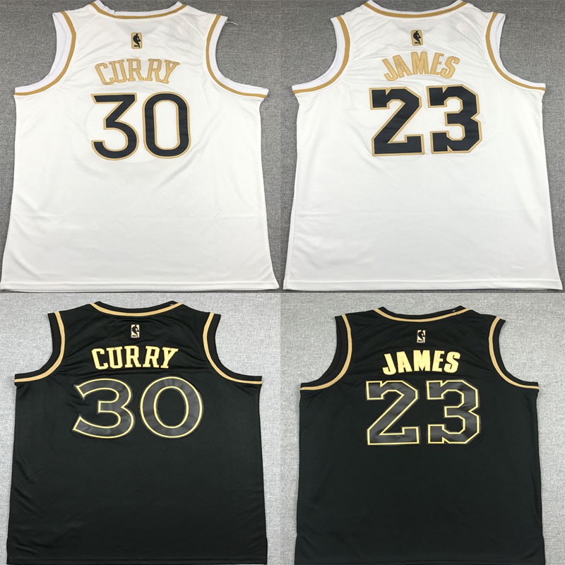 lebron black and gold jersey