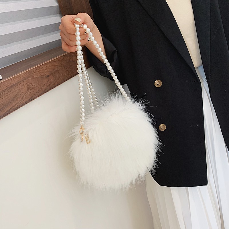 fluffy bag shopee
