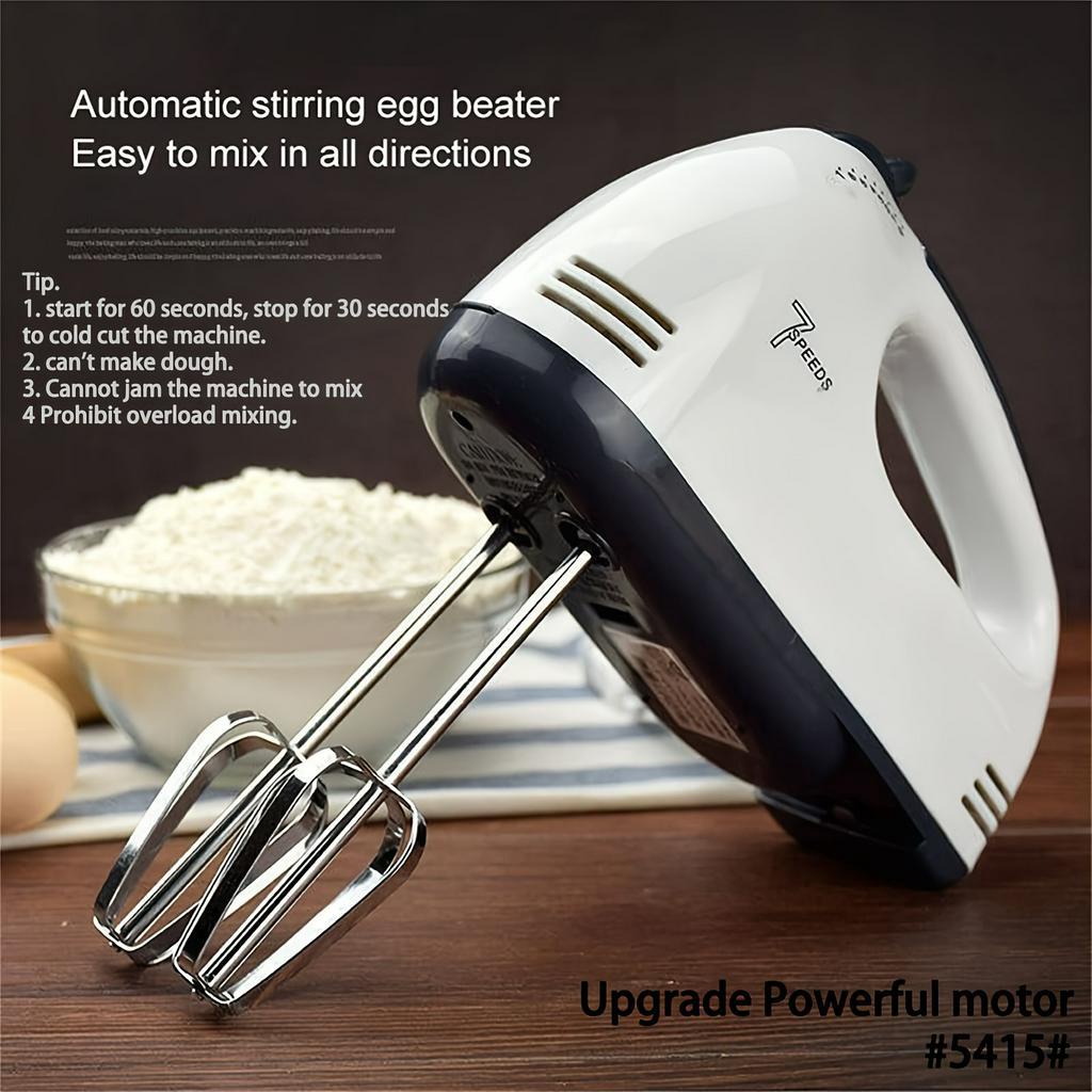 100W 7-Speeds Electric Mixer Egg Beater handheld Food Mixers Eggs Stiring blender Kitchen Cooking Tools For Baking Stirrer 220V