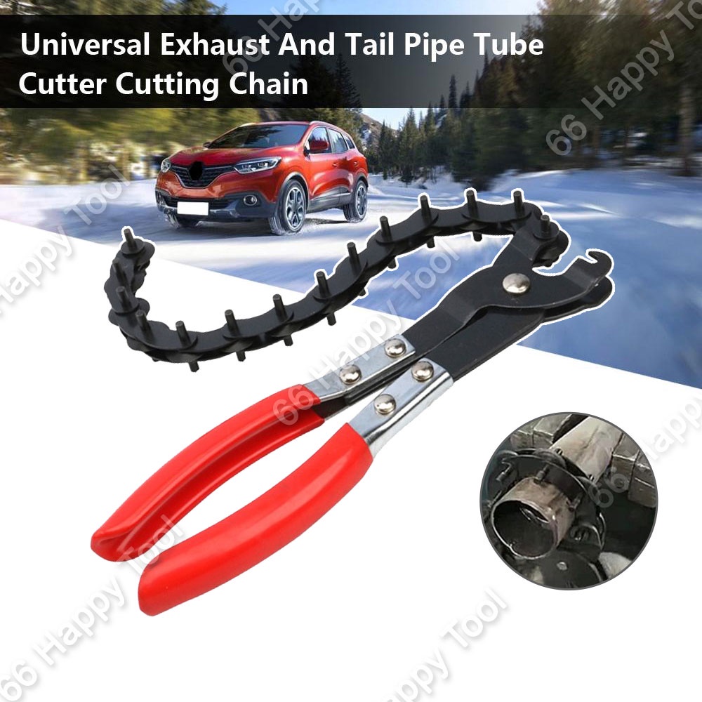 Exhaust Cutting Metal Pipe Cutter Automobile Chain Cutter Exhaust Pipe Cutting Plier ThreeWay