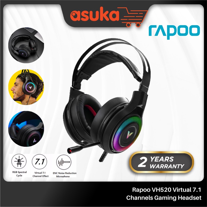 Rapoo VH520 Virtual 7.1 Channels Gaming Headset