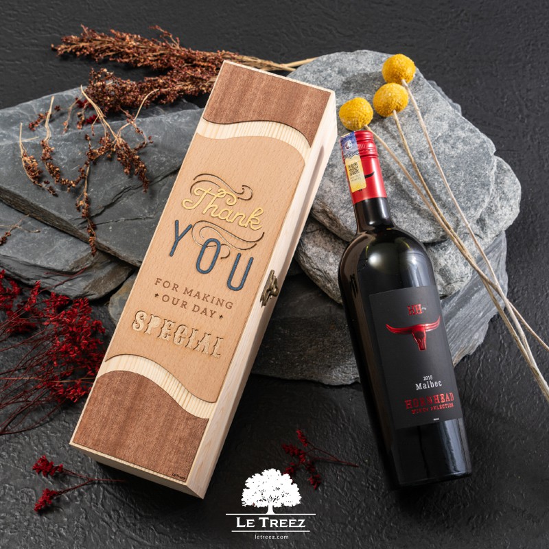 Ready Stock in Malaysia Personalized Name Gift Storage Liquor Wine Wooden Box I