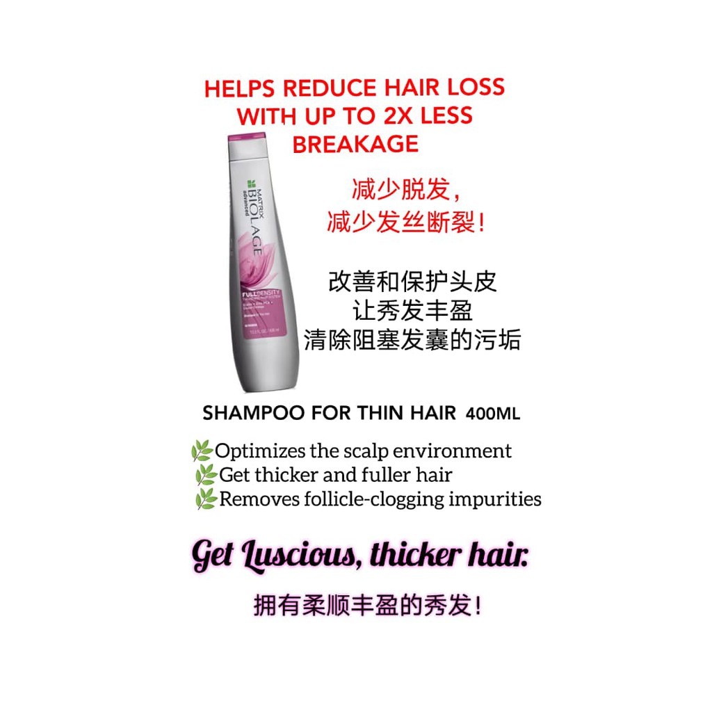 Matrix Biolage Advanced Full Density Shampoo 400ml | Shopee Malaysia