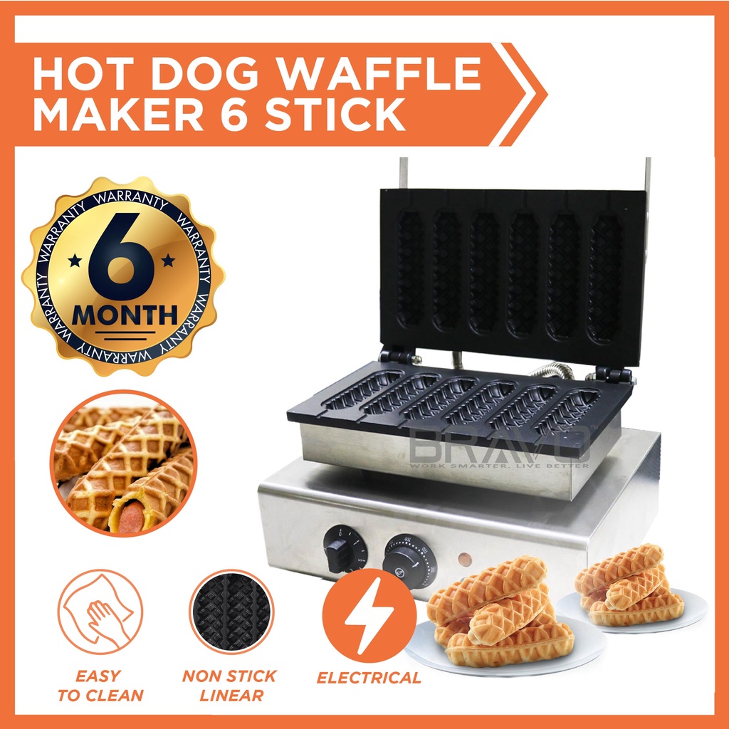 Hotdog Waffle Maker Sausage Waffle Maker Waffle Stick Maker Dapur