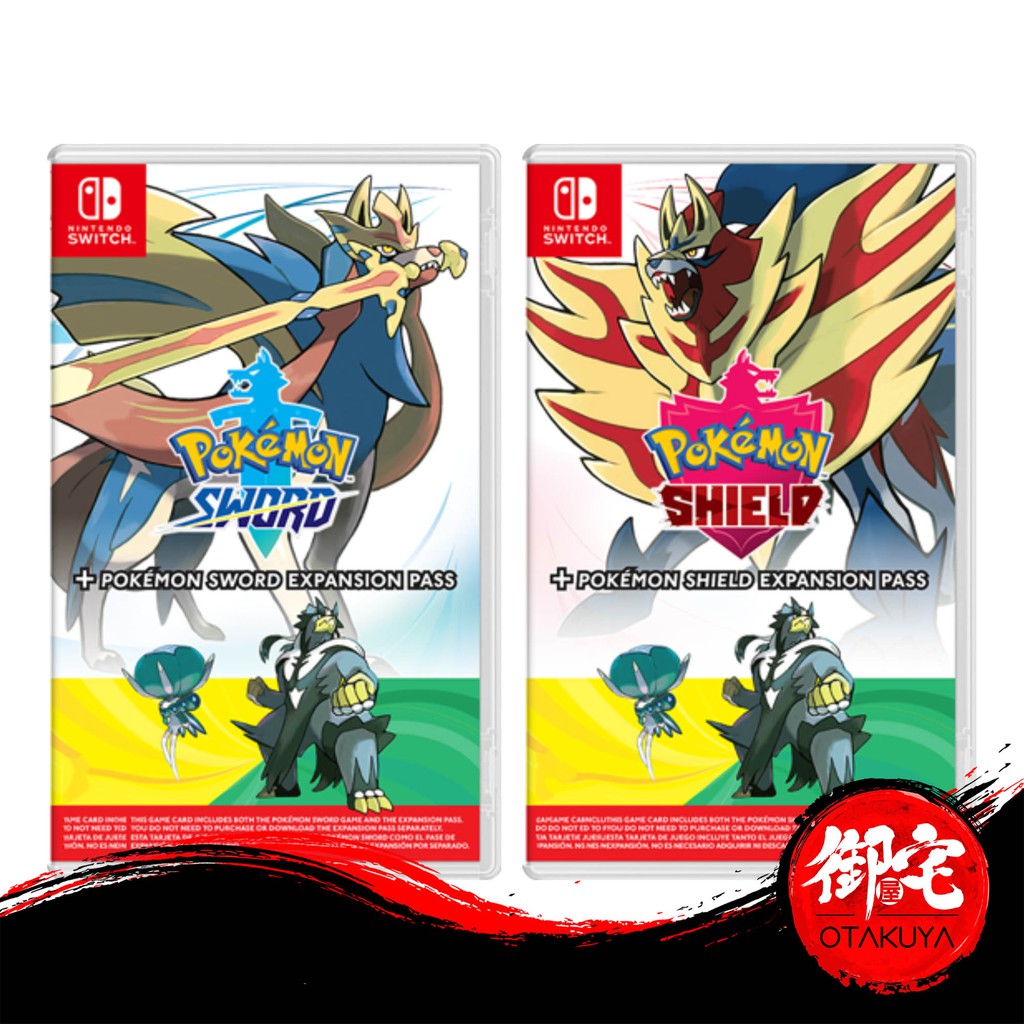 nintendo switch with pokemon sword and shield