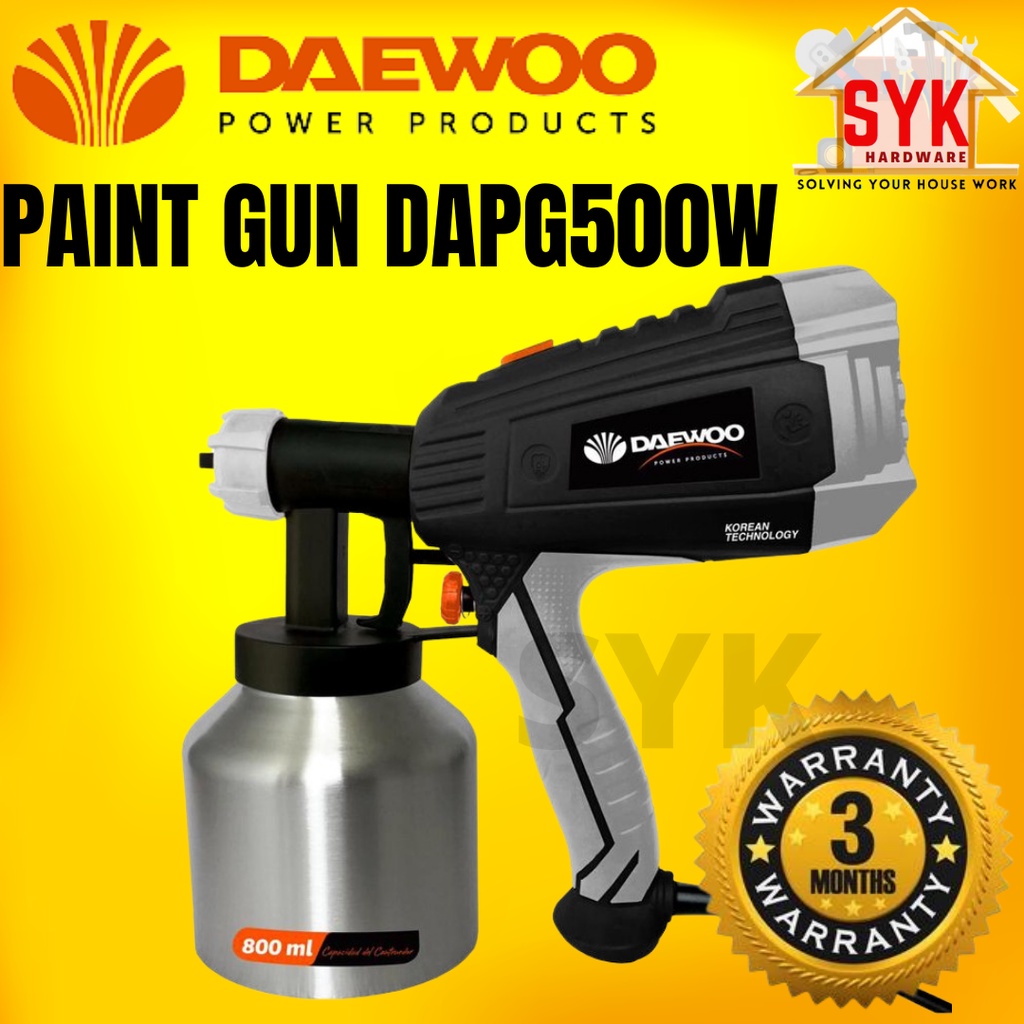 SYK DAEWOO DASP500 DAPG500W DAPG450M Paint Gun for paint and chemical