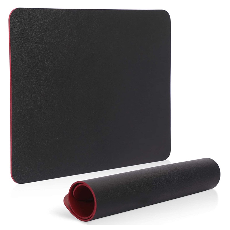 PU Leather Mouse Pad Waterproof DualSided Mouse Mat for Laptop