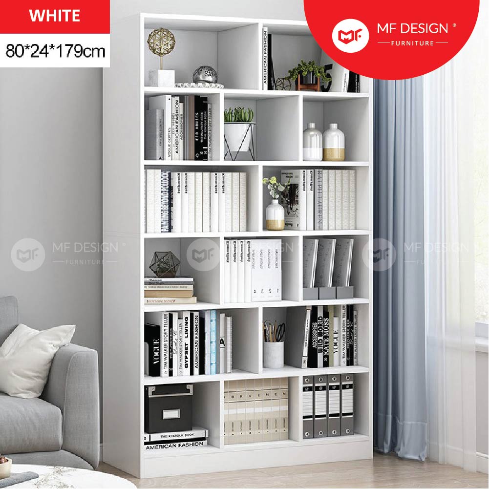 (Ready Stock) MF Design Aspea rak buku almari buku rack bookshelf book