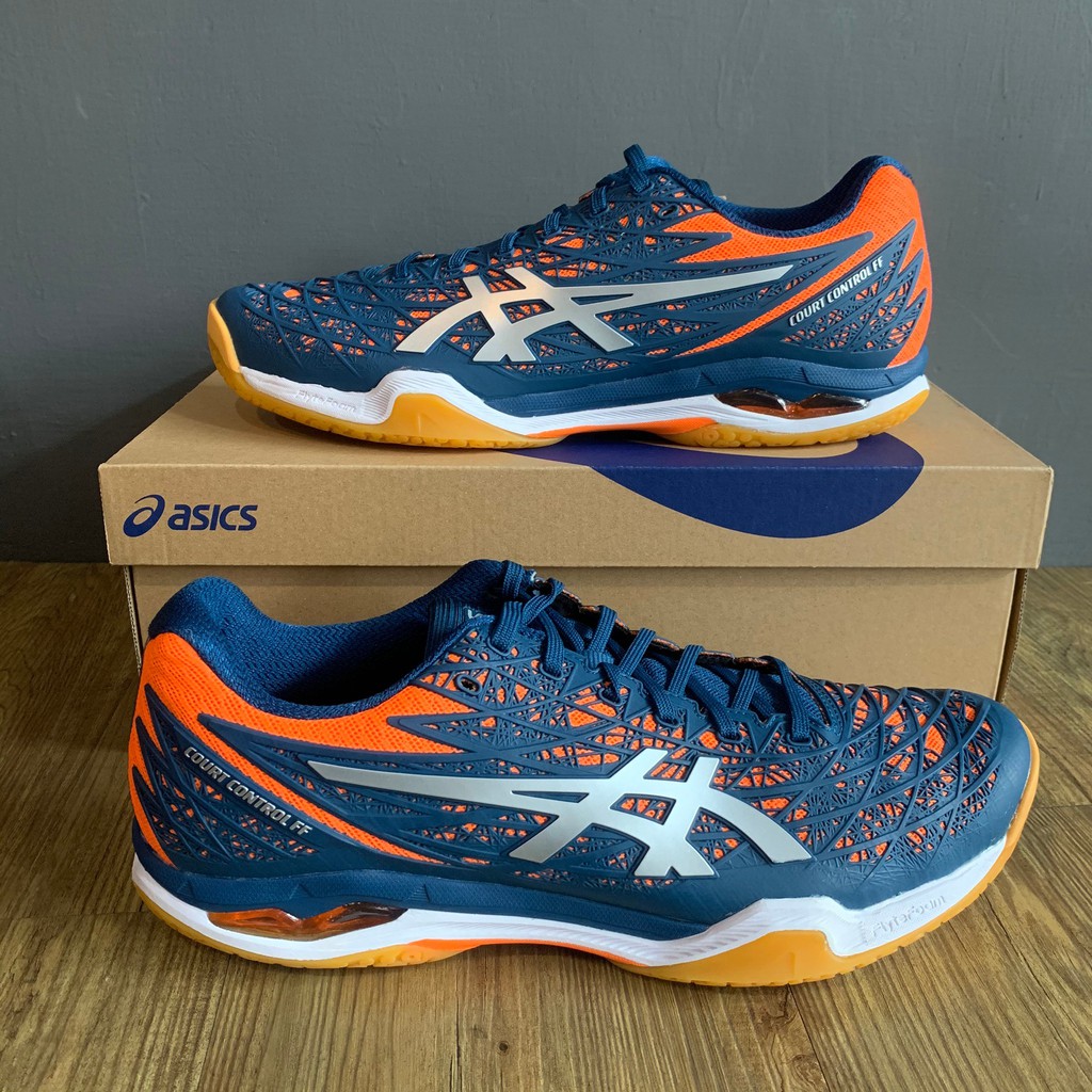 asics men's badminton shoes court control ff