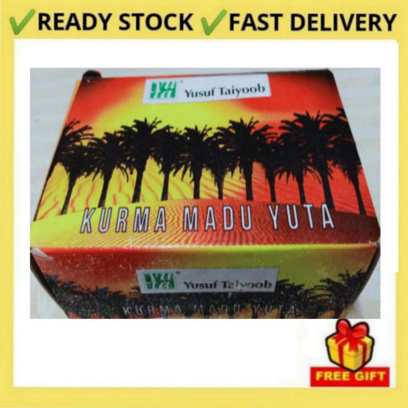 Stok Baru Kurma Madu Yuta 500gm Yusuf Taiyoob Ready Stock New Stock Expired Mei 2023