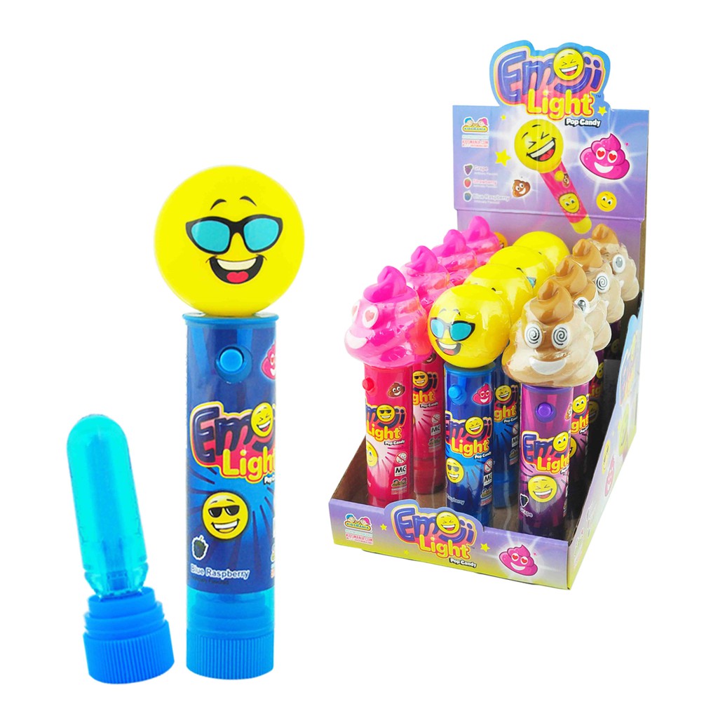 KIDSMANIA EMOJI LIGHT POP CANDY 11G (12PCS) | Shopee Malaysia