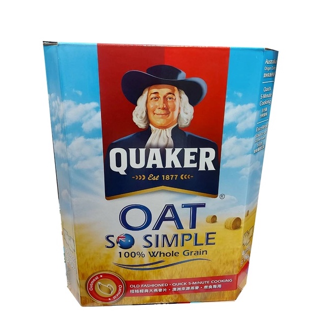 Costco Quaker Classic Big Oatmeal 3kg Boiled Satisfied Dietary Fiber