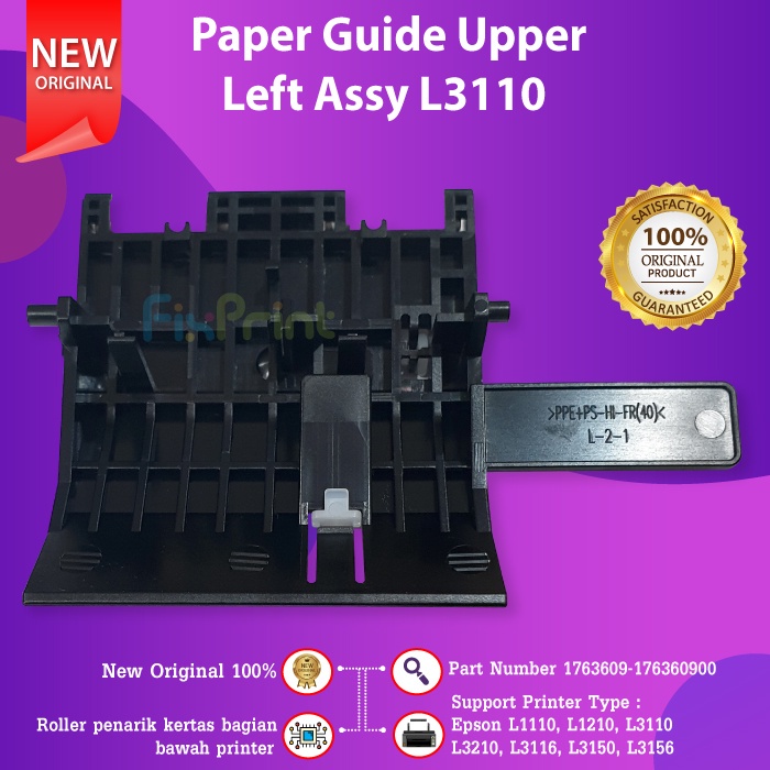 Paper Guide Upper Left Assy L3110 L3210 Paf Roller Printer Epson L1110 L1210 L3116 L3150 L3156 7134
