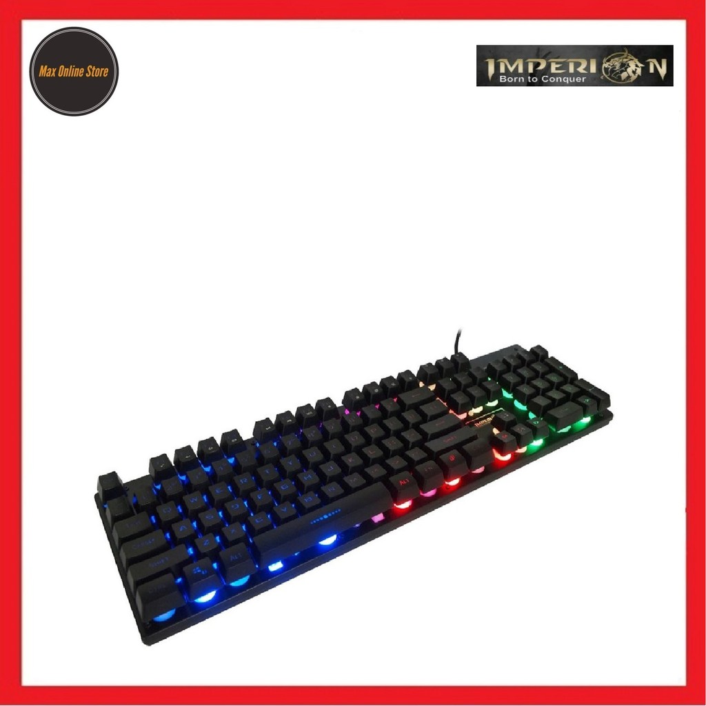 Imperion Sledgehammer 10 Gaming Keyboard BlackWired 104 Keys Backlight