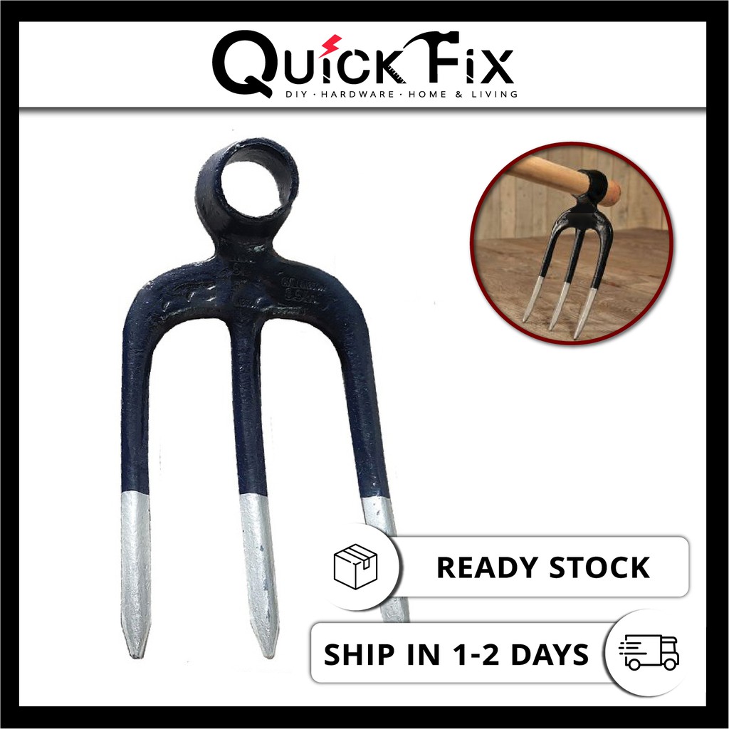 QuickFix Canterbury Fork Mini Cangkul 3 Tiga Mata Three ...