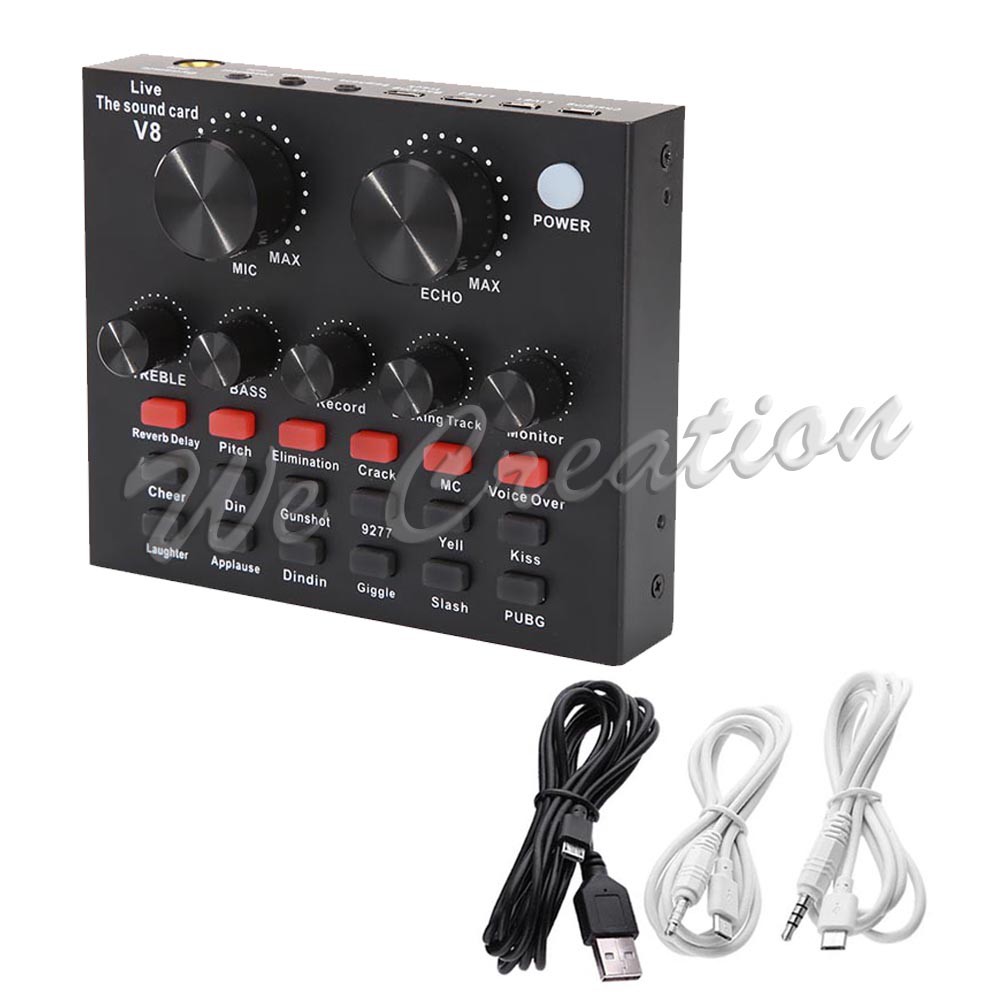 # Ready Stock# V8 Singing Live Sound Card# New Arrival | Shopee Malaysia