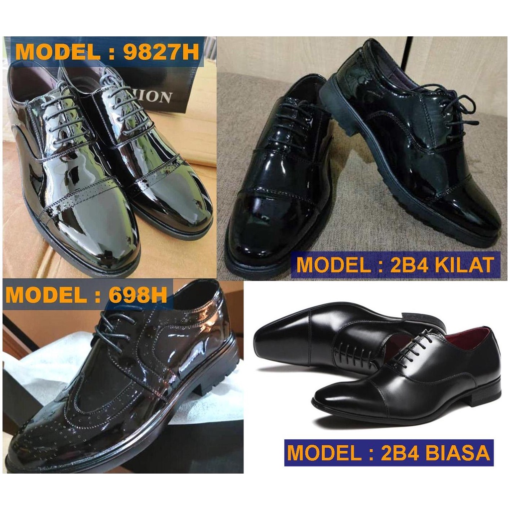 Ready Stock. Formal Men Shoes Kasut Kilat Lelaki Kerja Awam Pasukan Uniform