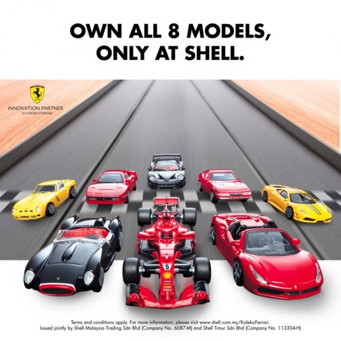 shell model car collection