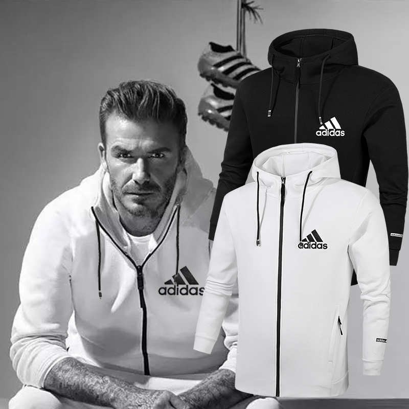 adidas black hoodie jacket