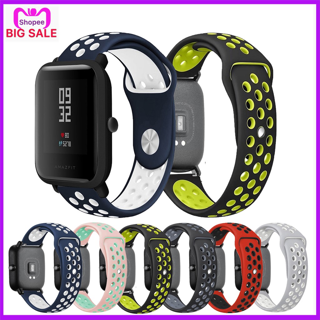 For Xiaomi For Huami Amazfit Bip Lite Amazfit Bip S Watch Band Soft Silicone Band Replacement Straps mm Shopee Malaysia