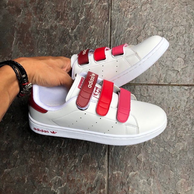 stan smith velcro red