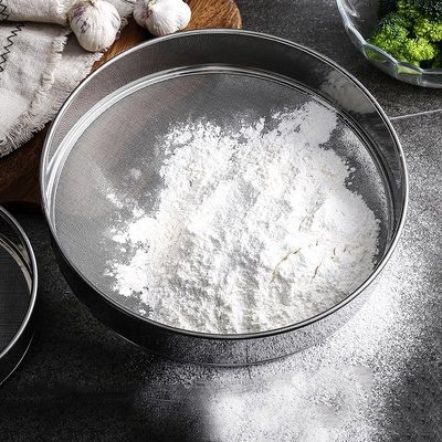 Vb) Flour Sifter 15cm/20cm/25cm/30cm 40 Mesh