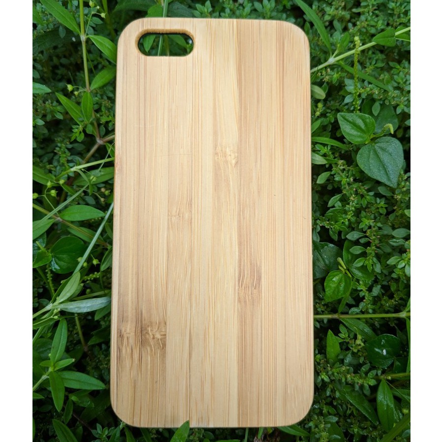 iPhone 5 / 5s / SE Handmade Hard PC Phone Case Bamboo or Cork Finishing Eco-Friendly & Sustainable