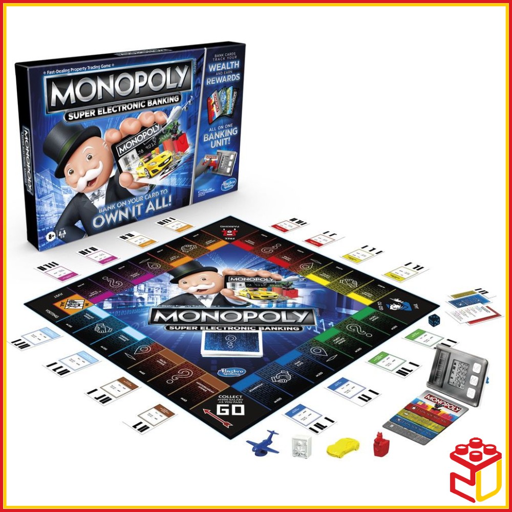 (Ready Stock) Monopoly Rewards Board Game; Super Electronic Banking Unit; Choose Your Rewards; Cashless Gameplay