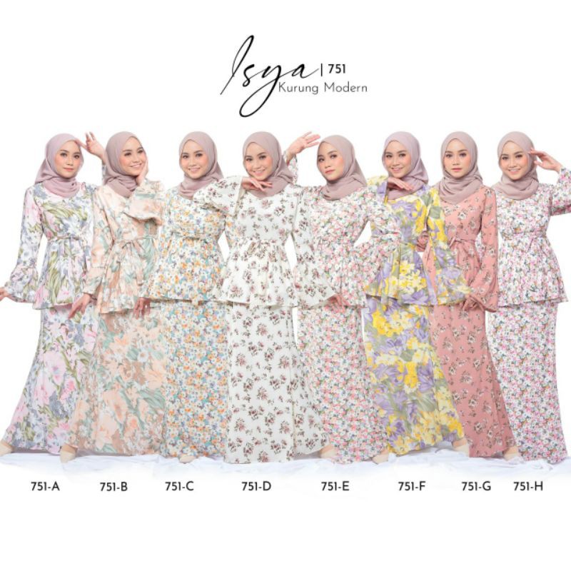 Buy Baju Kurung Peplum Isya Peplum 751 Seetracker Malaysia