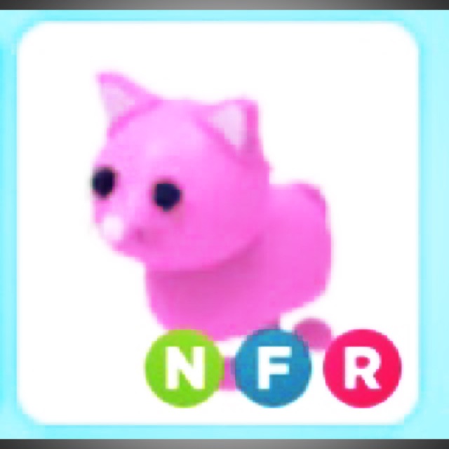 Adopt Me Neon Fly Ride Pink Cat Oldest Pet In Game Shopee Malaysia - roblox adopt me neon fly ride dog