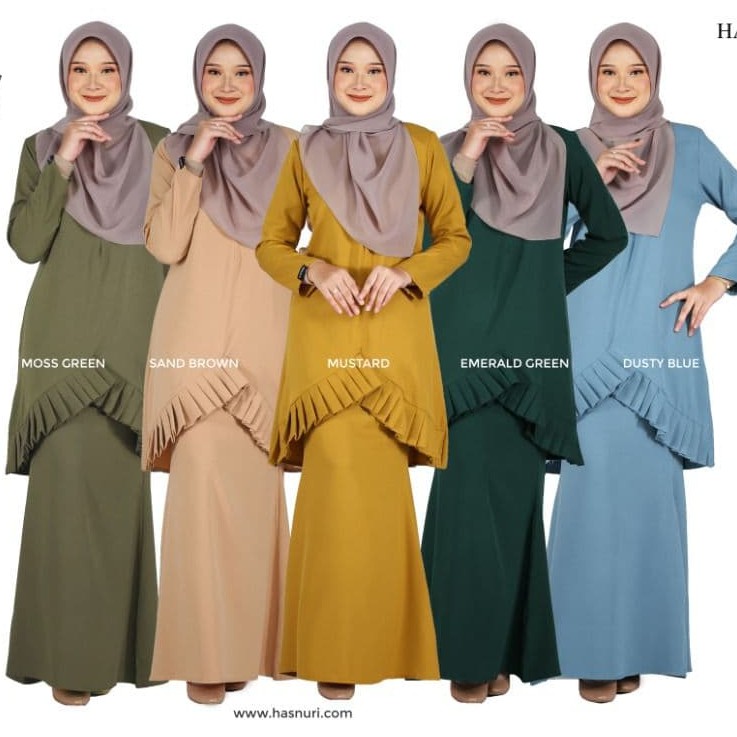 Buy Hasnuri Zinnira Baju Kurung Moden Baju Raya 2021 Nursing Wudhuk Friendly Baju Muslimah Wear Baju Kurung Moden Seetracker Malaysia